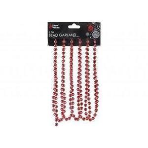 Bead Chain Decoration 2.7m x 7m - Red