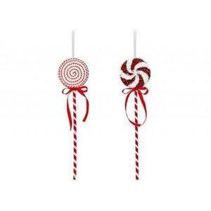Candy Cane Lollipop Decoration 37cm (Pack of 2)