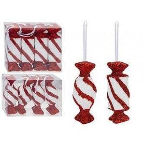 Candy Cane Sweet Tree Decorations 9.5cm (Pack of 4)