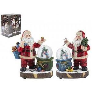 Luxury Santa With Waterball Scene Ornaments